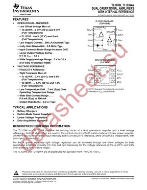 TL103WAID datasheet  